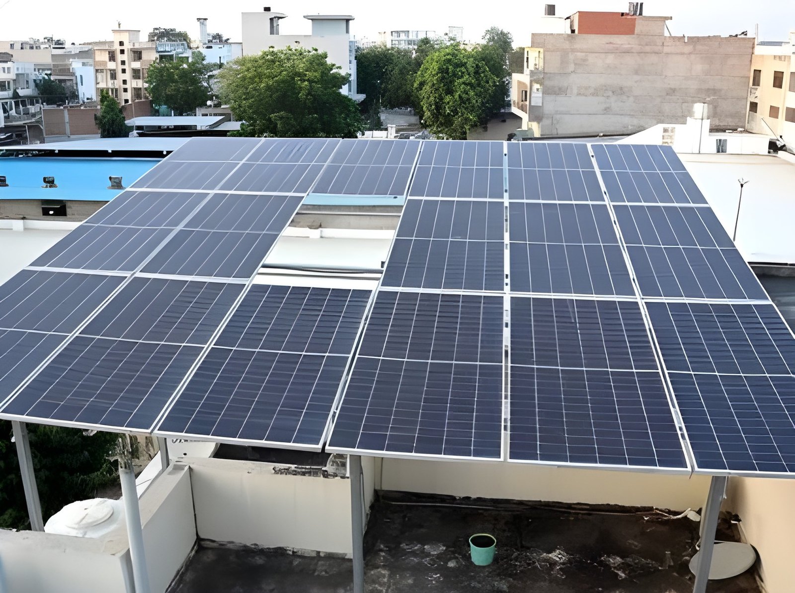 Residential rooftop solar installation by Wemega Solar